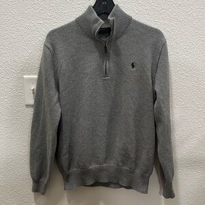 Grey large Polo Ralph Lauren ½ zip sweater